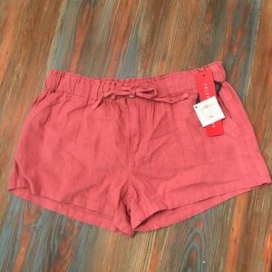 Linen Shorts with Drawstring